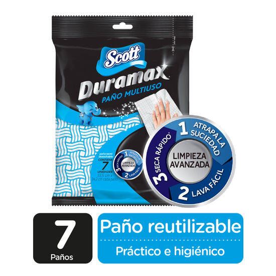 Scott Duramax 7 Paños Reutilizables Grandes Multiuso